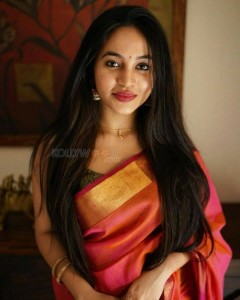 Actress Bhavani Sre Beautiful Saree Photos 04