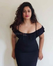 Actress Poonam Bajwa Black Dress Photoshoot Pictures 01