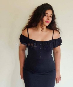 Actress Poonam Bajwa Black Dress Photoshoot Pictures 02