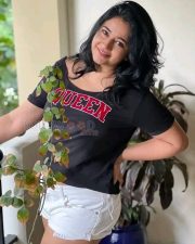 Actress Poonam Bajwa in Black T Shirt and White Mini Shorts Photos 01 Actress Poonam Bajwa in Black T Shirt and White Mini Shorts Photos 01