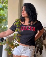 Actress Poonam Bajwa in Black T Shirt and White Mini Shorts Photos 02 Actress Poonam Bajwa in Black T Shirt and White Mini Shorts Photos 02