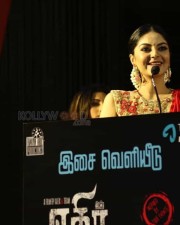 Actress Sanam Shetty At Ethir Vinaiyaatru Audio Launch Photos 04