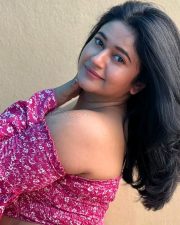 Chic Actress Poonam Bajwa in a Rose Gold Lehenga Photos 01