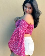 Chic Actress Poonam Bajwa in a Rose Gold Lehenga Photos 03