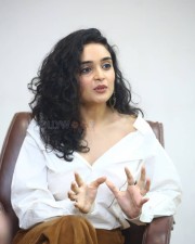 Kashish Khan at Anubhavinchu Raja Movie Interview Stills 34