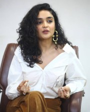 Kashish Khan at Anubhavinchu Raja Movie Interview Stills 37