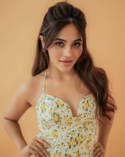 Viduthalai Actress Bhavani Sre in a Yellow Floral Short Dress with a Sweetheart Neckline Pictures 05 Viduthalai Actress Bhavani Sre in a Yellow Floral Short Dress with a Sweetheart Neckline Pictures 05