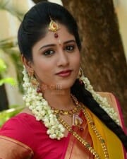 Actress Chandini Chowdary Traditional Saree Photos 10