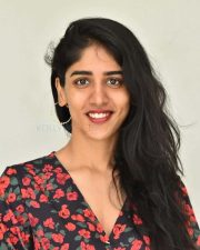 Actress Chandini Chowdary at Sammathame Movie Success Meet Pictures 01