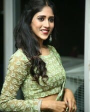 Actress Chandini Chowdary at Sammathame Movie Trailer Launch Pictures 08