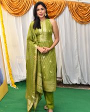 Actress Faria Abdullah at Trishul Visionary Studios Production No 4 Movie Opening Photos 02