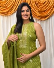 Actress Faria Abdullah at Trishul Visionary Studios Production No 4 Movie Opening Photos 17