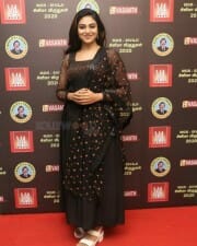 Actress Indhuja Ravichandran At V4 Mgr Sivaji Academy Awards Photos 03