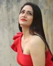 Actress Komal Sharma Red Dress Photoshoot Pictures 04