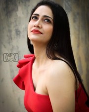Actress Komal Sharma Red Dress Photoshoot Pictures 13