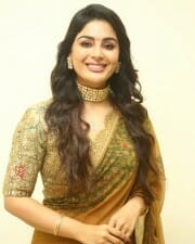 Actress Samyuktha Menon at Bimbisara Movie Pre Release Event Photos 07