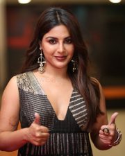 Actress Samyuktha Menon at Swayambu Teaser Launch Photos 02