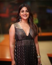 Actress Samyuktha Menon at Swayambu Teaser Launch Photos 16