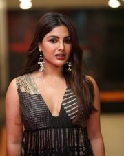 Actress Samyuktha Menon at Swayambu Teaser Launch Photos 21