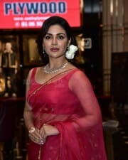 Actress Samyuktha Menon at Vaathi Movie Trailer Launch Photos 12