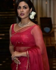 Actress Samyuktha Menon at Vaathi Movie Trailer Launch Photos 14