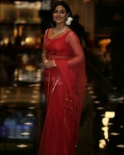 Actress Samyuktha Menon at Vaathi Movie Trailer Launch Photos 18
