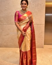 Actress Samyuktha Menon at Vaathi Sir Movie Blockbuster Success Meet Photos 02
