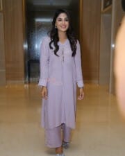 Actress Samyuktha Menon at Virupaksha Thank You Meet Pictures 32