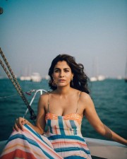 Actress Shreya Dhanwanthary Sexy on Boat Photoshoot Stills 04