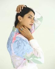 Actress Swetha Varma at Kondaveedu Movie Press Meet Photos 05