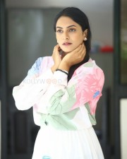 Actress Swetha Varma at Kondaveedu Movie Press Meet Photos 09