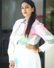 Actress Swetha Varma at Kondaveedu Movie Press Meet Photos 11