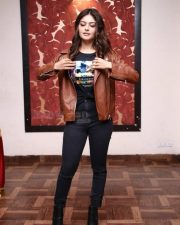 Actress Vaibhavi Shandilya At Capemari Movie Press Meet Photos 05