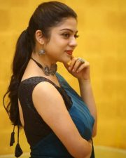 Actress Varsha Bollamma at Swathi Muthyam Movie Success Meet Photos 19