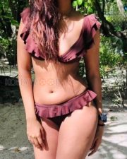 Bold Shreya Dhanwanthary in a Brown Bikini Photos 02 Bold Shreya Dhanwanthary in a Brown Bikini Photos 02