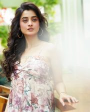 Delightful Actress Darshana Banik in a White Floral Spaghetti Strap Sundress Photos 02 Delightful Actress Darshana Banik in a White Floral Spaghetti Strap Sundress Photos 02