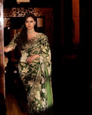 Elegant Shweta Tiwari in a Green Saree Pictures 03