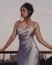 Fashionable Shreya Dhanwanthary in a Silver Satin Gown Dress Photos 06 Fashionable Shreya Dhanwanthary in a Silver Satin Gown Dress Photos 06