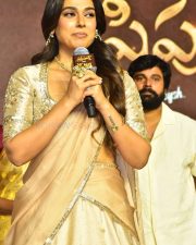 Heroine Aakanksha Singh at Shashtipoorthi Trailer Launch Event Photos 04