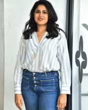 Heroine Faria Abdullah at Gaaya Padda Simham Interview Pictures 04