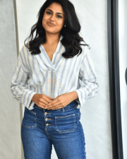 Heroine Faria Abdullah at Gaaya Padda Simham Interview Pictures 07