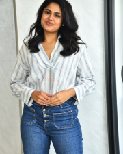 Heroine Faria Abdullah at Gaaya Padda Simham Interview Pictures 07