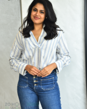 Heroine Faria Abdullah at Gaaya Padda Simham Interview Pictures 07