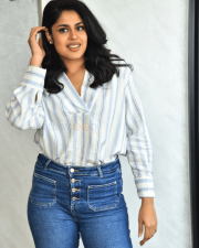 Heroine Faria Abdullah at Gaaya Padda Simham Interview Pictures 08