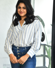 Heroine Faria Abdullah at Gaaya Padda Simham Interview Pictures 11