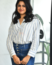 Heroine Faria Abdullah at Gaaya Padda Simham Interview Pictures 12