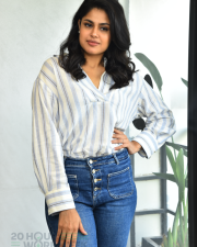 Heroine Faria Abdullah at Gaaya Padda Simham Interview Pictures 13