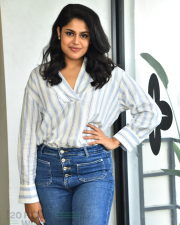 Heroine Faria Abdullah at Gaaya Padda Simham Interview Pictures 14