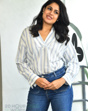 Heroine Faria Abdullah at Gaaya Padda Simham Interview Pictures 16