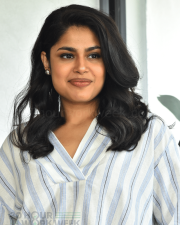 Heroine Faria Abdullah at Gaaya Padda Simham Interview Pictures 21